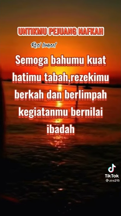 Story WA pejuang nafkah