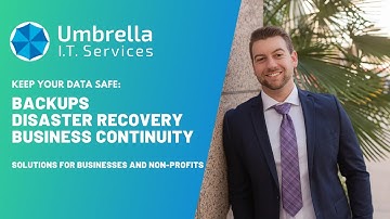 Backups, Disaster Recovery & Business Continuity Solutions with Jake Van Buschbach