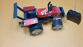 HOW TO MAKE RC TRACTOR AT HOME