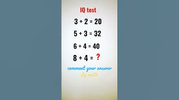 IQ Math | Tìm Quy Luật Cho Bài Toán IQ #shortvideo #toanhoc #đại_số #maths #math