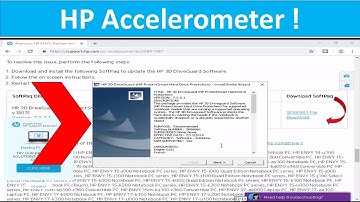How To Fix HP Accelerometer Doesn