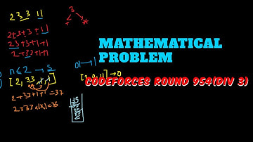 D. Mathematical Problem (Codeforces Round 954 (Div. 3) )