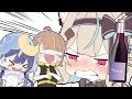 【手描き】3人で飲酒コラボしたら、酔っぱらってしまった甘狼このみｗｗｗｗ【#ミリプロ切り抜き】