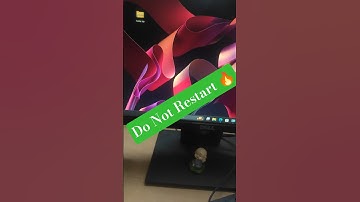 Do Not Restart 🔥|  Day-0456 | Windows Tips window #techreels #reel #short #windows11tips