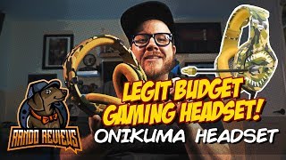 Best Budget Gaming Headset for UNDER $30!?!? | Onikuma Gaming Headset for PC, PS4, Xbox One, Switch