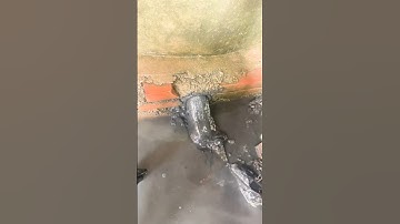 Drain Mud Clogged Culvert Pipe #unclog #clean #culvert #shorts