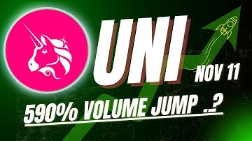 Uniswap Breaks Out 590% Volume Jump ? Uniswap ( UNI ) price prediction and News |  uni coin Nov 11