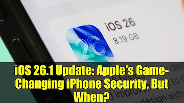 iOS 26.1 Update: Apple
