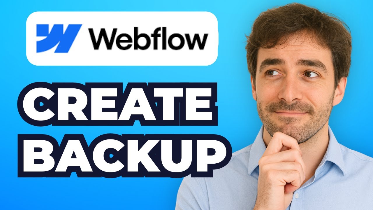 How to Easily Create a Webflow Backup (Best Way) - YouTube