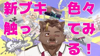 【Splatoon3】新ブキを触るぞ～！【猪鹿月牡丹/VTuber】