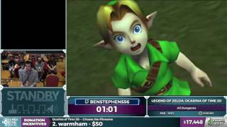 LoZ: Ocarina of Time 3D by Benstephens56 in 1:57:23 - AGDQ 2017 - Part 2