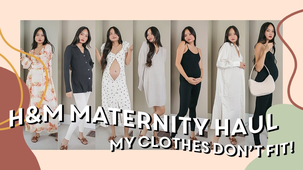 H&M FALL/MATERNITY HAUL - New Trends, Unboxing, Review & Try-On, Will it  Fit?!