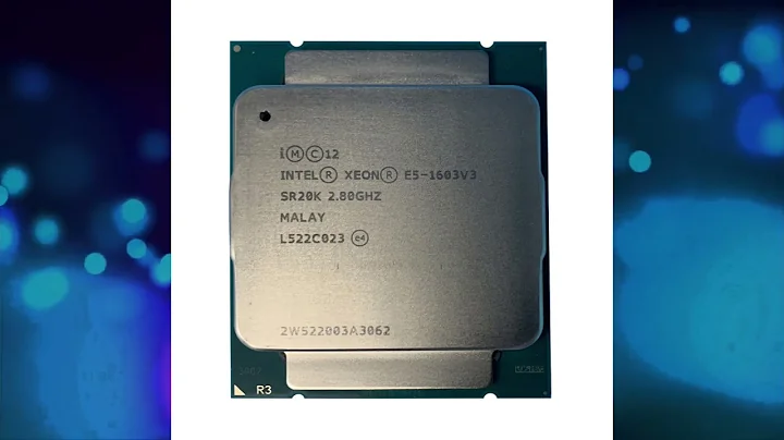 探索Xeon E5 1603 v3