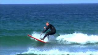 Al Mennie Sup Surfing Northern Ireland