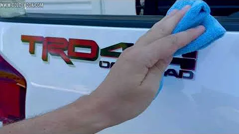 HOW TO INSTALL BED DECAL? |  TOYOTA TACOMA TUNDRA TRD 4X4 SPORT OFFROAD | GOLD HOOK "Premium Series"