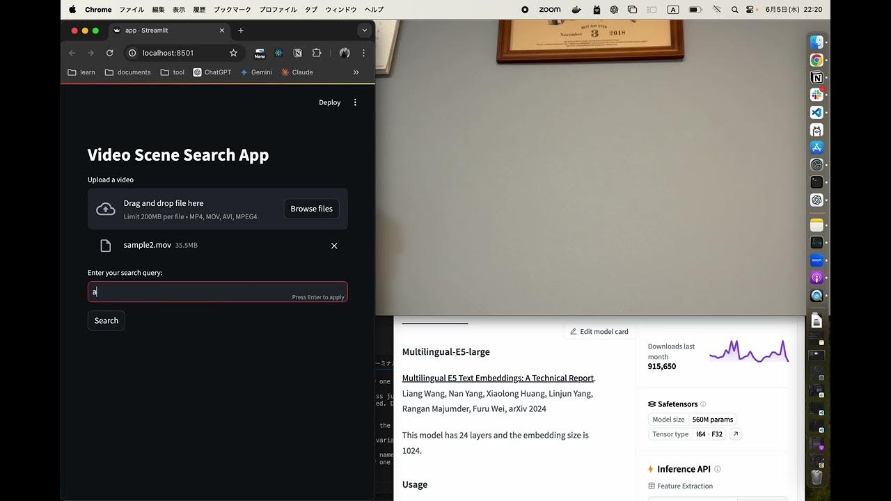 #20 Video frame search app with local&multimodal llms ( llava ...