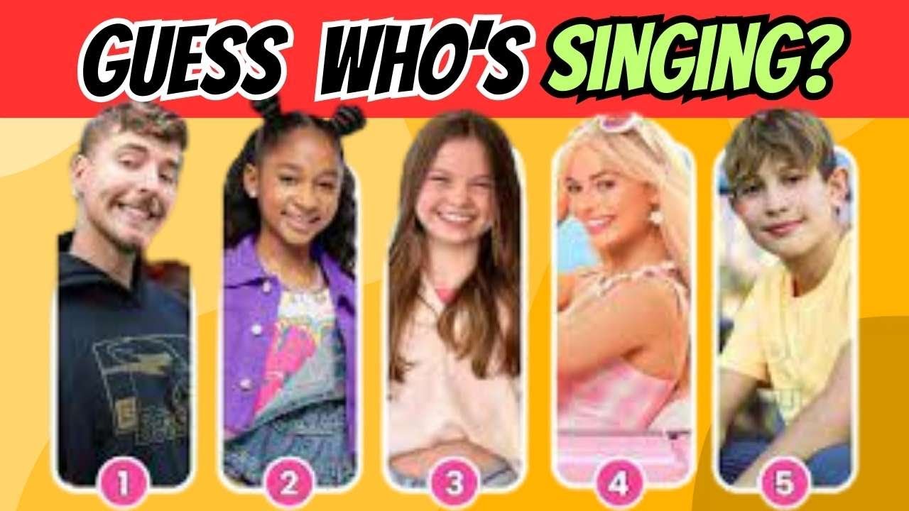 Guess Who Is Singing  Salish Matter Barbie That Girl Lay Lay Nidal Wonder MrBeast King Ferran