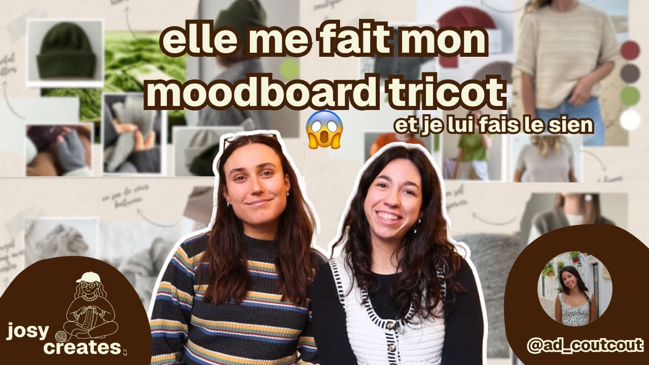 Mood board tricot : on choisit des projets l’une pour l’autre 🧶✨