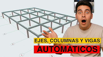 Todo automático: Ejes, columnas y vigas en Archicad en segundos 🔥 #architecture #archicad28
