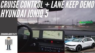 HDA Adaptive Cruise Control + Lane Keep Assist DEMO! - [Hyundai Ioniq 5]