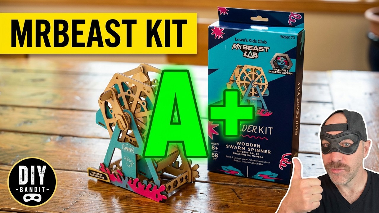 🔥 Lowe’s MrBeast Builder Kit Review | Can This Screen-Free Activity Really Get Kids Off Screens?