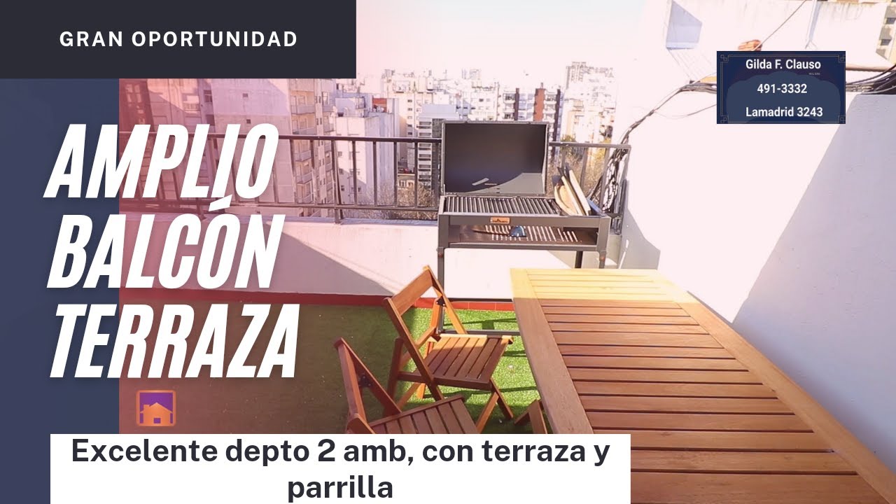 Gilda Clauso Gran oportunidad 2 Amb con Terraza y Parrilla YouTube