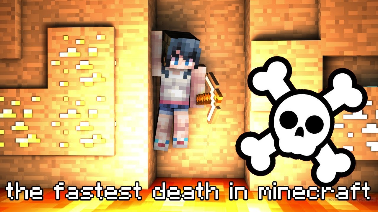 The Fastest Death In Minecraft - YouTube