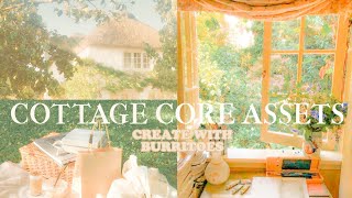 How I make Cottage Core assets| Adobe lightroom tutorial | Create With Burritoes