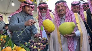 الأمير فيصل بن بندر أمير الرياض في مهرجان الحمضيات بالحريق وتفاعله مع المزارعين والزوار..