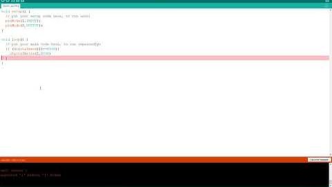 Arduino If Else Statments