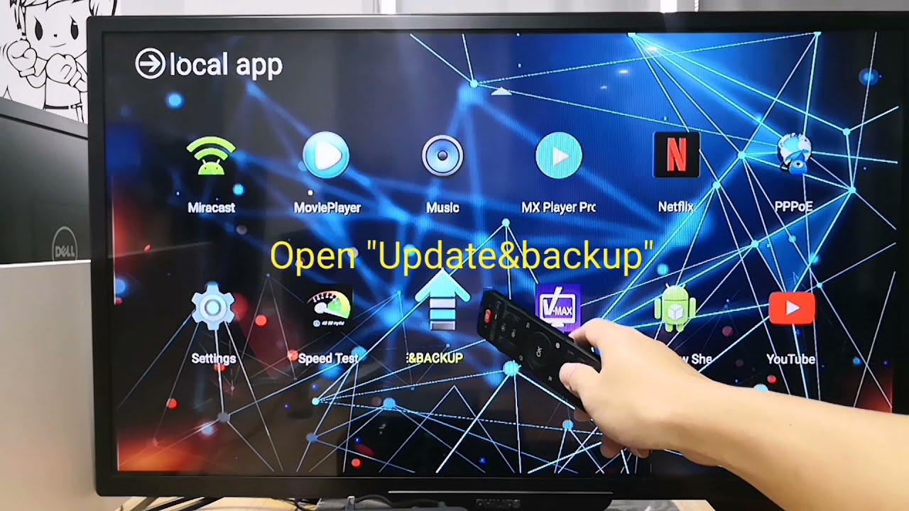 How to do the OTA firmware update on android tv box with USB flash