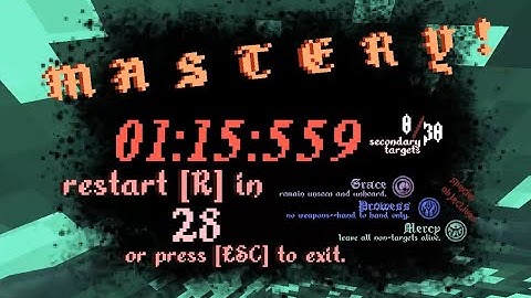 [Old] Brush Burial Gutter World Speedrun - 01:15:559 - Stronghold Mastery [GPM]