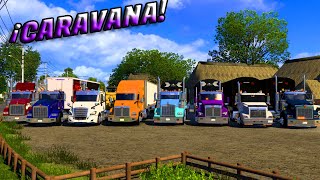 ¡CARAVANA DE TRACTOCAMIONES DESDE EL LLANO! / Colombia CRM / American Truck Simulator