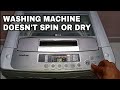 FULLY AUTOMATIC WASHING MACHINE SPINNER NOT WORKING AND PROBLEM REPAIR