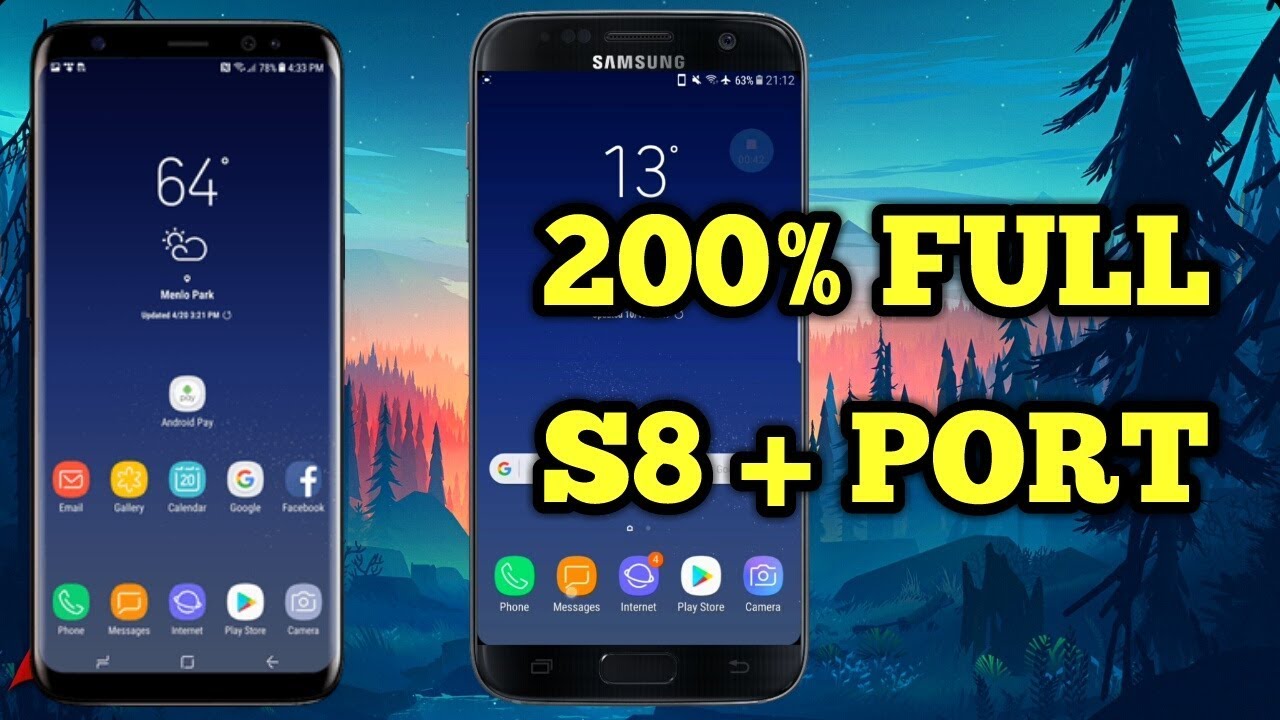 Samsung Galaxy S8 + Full PORT for S7 | S7 Edge