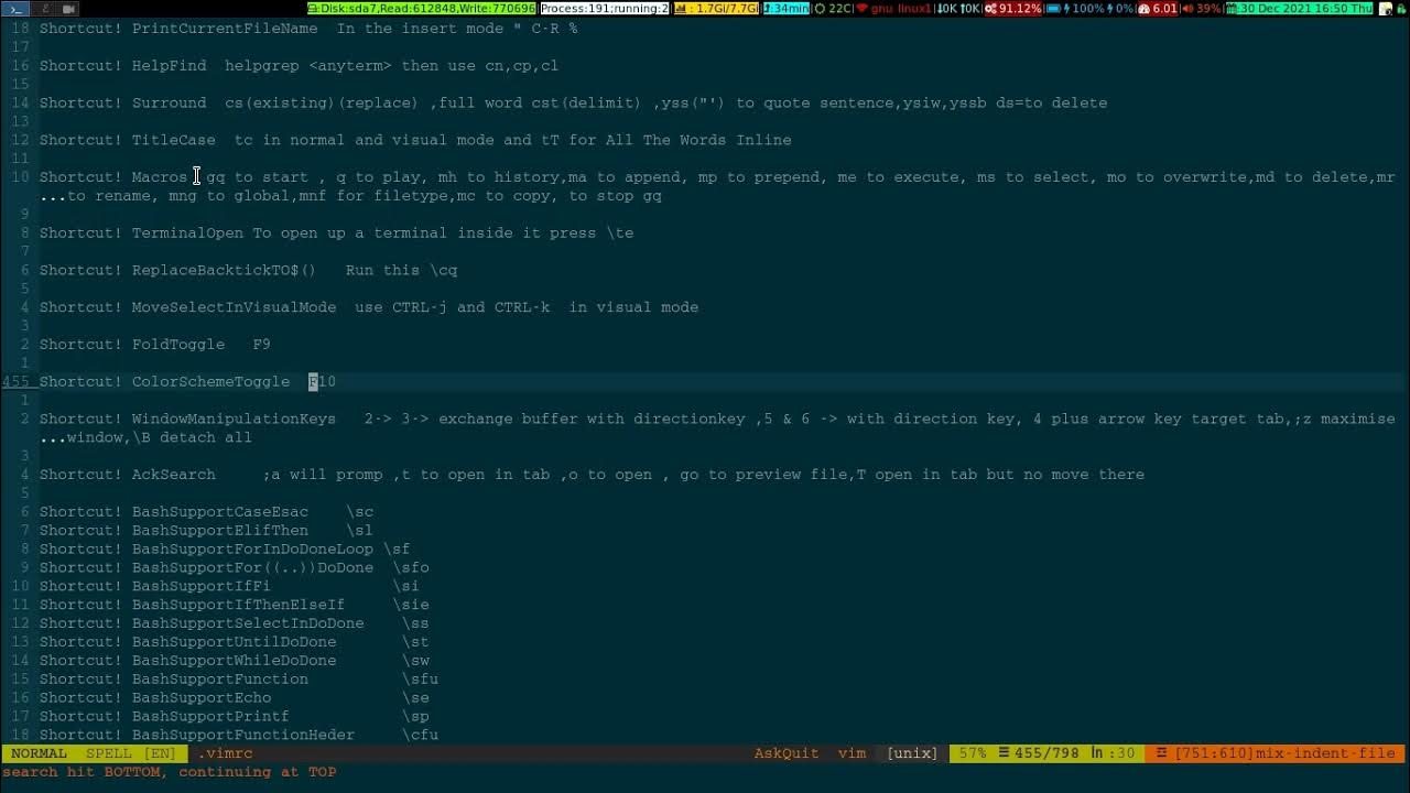 Vim Colorscheme Change 2021_12_30_16:44:55 - YouTube