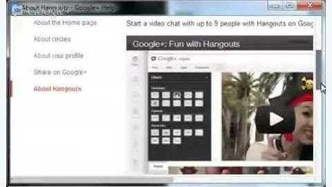 Hangouts On Air have Help Pages by Mike Downes 23 Nov 12