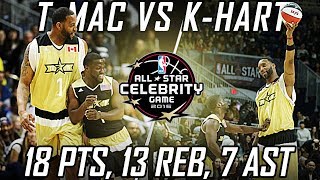 Tracy McGrady 2016 Celebrity Game Highlights - Funny Duel vs Kevin Hart!