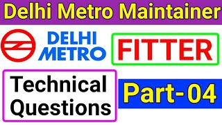 DMRC fitter maintainer most important technical questions class-04 by fitter techno