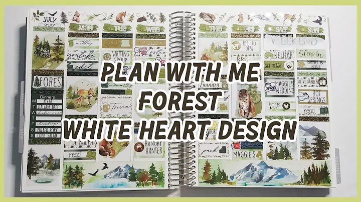 Plan with Me | Forest (White Heart Design)