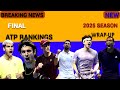 FINAL ATP Rankings 2025 (24 DEC) | SHOCKING ATP Tour Season Breakdown