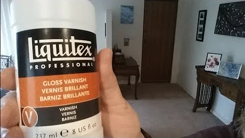 #21 Learning to Varnish Canvases.  Beginner's Guide Tutorial using Liquitex Gloss Varnish.  Acrylics