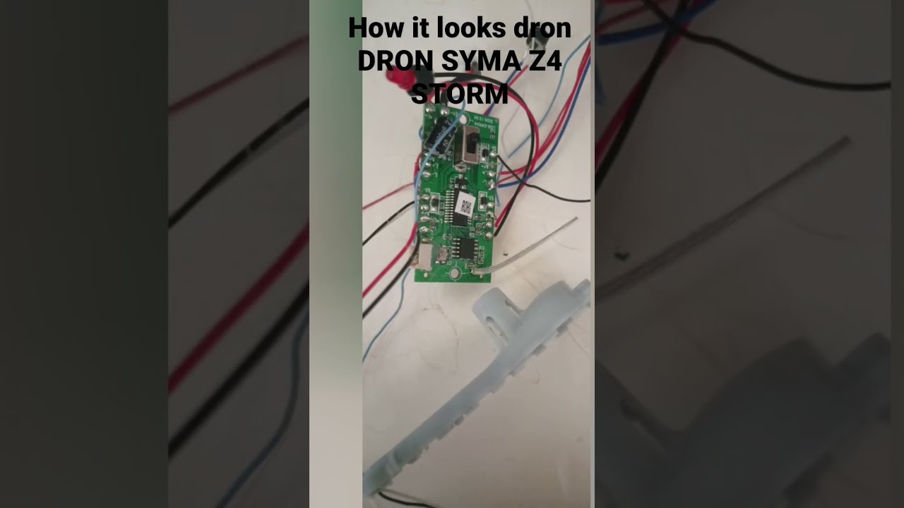 What A Drone Chip Looks Like Dron SYMA Z4 STORM DRONE