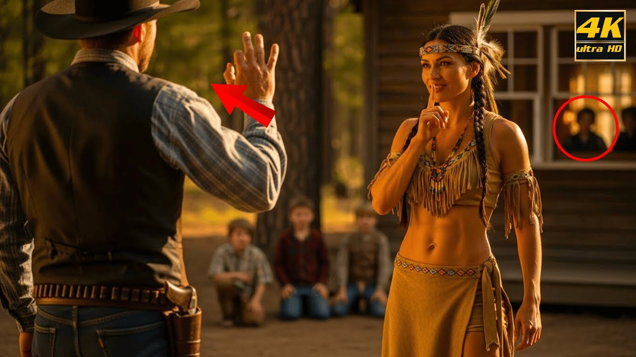 “Not a Sound.” The Apache Girl Stops the Rancher and Whispers a Truth He Wasn’t Ready For
