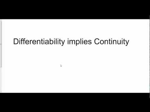 Differentiability