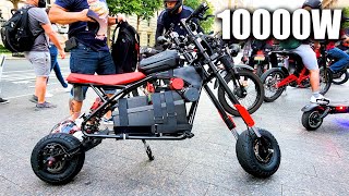 How to Build DIY Electric Mini Bike for under $2400 - 10,000W INSANE E-BIKE