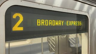 The 7 Avenue Line: R142 2 Train Ride from EastchesterDyre Avenue to South Ferry