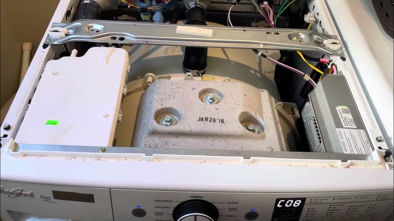 End of spin cycle on Whirlpool washer frontloading WFW95HEDW0