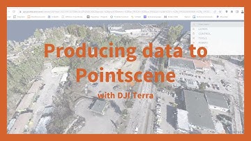 Producing data to Pointscene with DJI Terra
