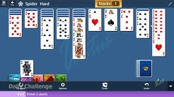 Microsoft Solitaire Collection - Spider [Hard] | March 4th 2020: Finish 3 Stacks